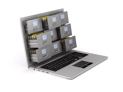 Filing-drawers-in-laptop